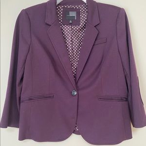 The Limited Purple 3/4 Blazer